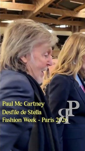 Paul Mc Cartney Fashion Week Paris 2026