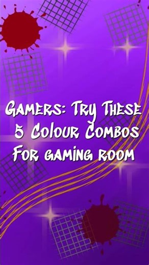 Top 5 Colour Combinations for the Ultimate Gaming Room 🎮🔥#blueprint_aura #gaming #gamingroom