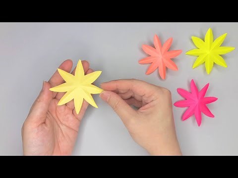 Origami Flower | Easy Paper Flower | DIY Flower Craft Ideas