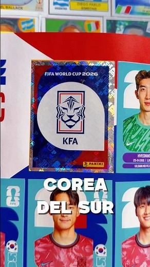 PEGUÉ A COREA DEL SUR EN EL ÁLBUM DEL MUNDIAL 2026 🇰🇷🔥 ¿VUELVE LA SORPRESA ASIÁTICA?