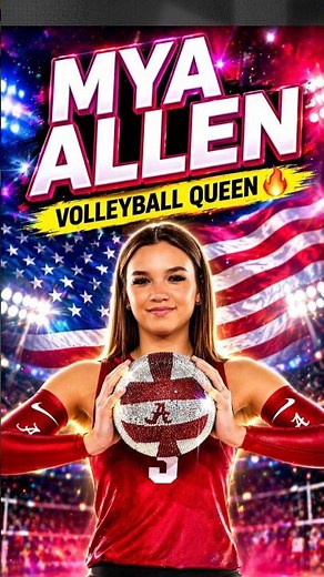 Mya Allen 🔥 Volleyball Queen of USA | Powerful Jumps & Skills 🏐 #myaallen #volleyball #usa