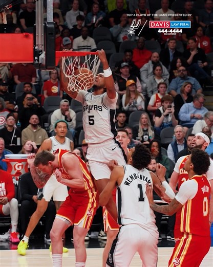 65K views · 1.7K reactions | What a game in ATL! 朗 | San Antonio Spurs | Facebook