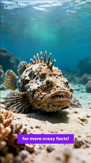 The Ocean's Deadliest Camouflage: Meet the Stonefish! 🌊⚠️