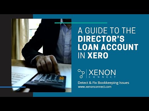 A Guide to the Director's Loan Account in Xero
