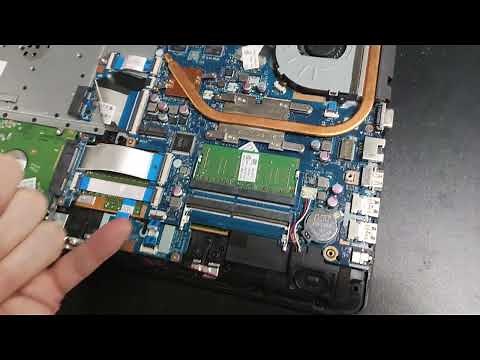 HP 250 G6 3168NGW open and upgrade