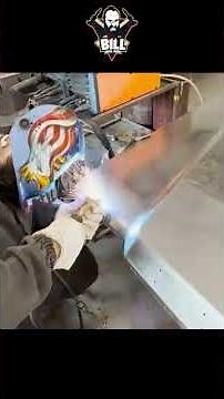 Weld repair on the car hood. Repost from ‪@BillMetalWork‬ #yeswelder #welding #weld