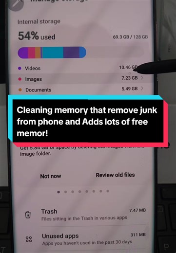 Cleaning memory that remove junk from phone and Adds lots of free memor! #memory#cleaning#tiktok#storage#tipsandtriks