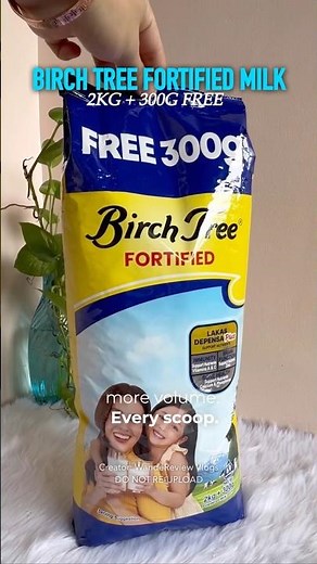 Start Your Day Strong with Birch Tree Fortified Milk Powder! 🥛💪 #shopeetagtowin