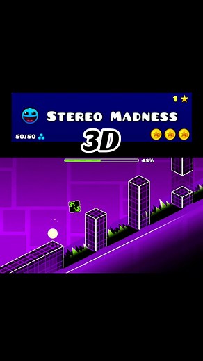 Geometry Dash Stereo Madness ISO Gameplay