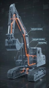 The Powerful Hydraulic System of an Excavator