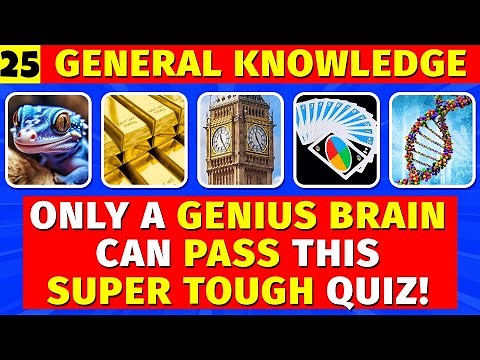 Test Your Brain Power with These 50 Tough Questions! 🔴 Brain Gym 25