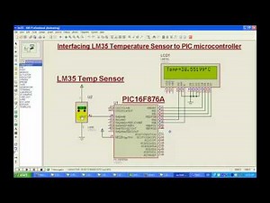 LM35 Temperature Sensor Interfacing to PIC Microcontroller