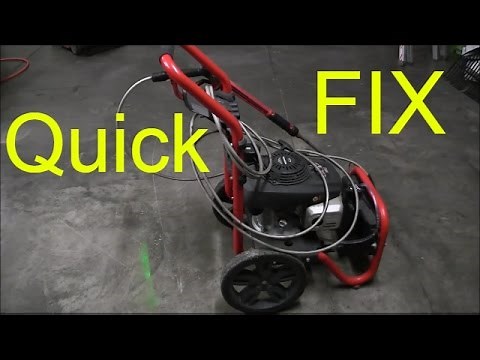 how to check oil in pressure washer