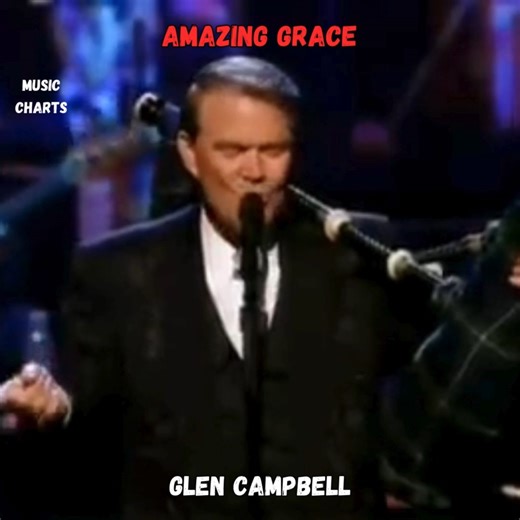 Glen Campbell – “Amazing Grace” ❤️🎶 Now this is truly worth listening to. A beautiful reminder that God’s grace and mercy are always there for us, no matter where we are in life. Glen Campbell delivers it with such warmth and sincerity—it goes straight to the heart. | Music Charts