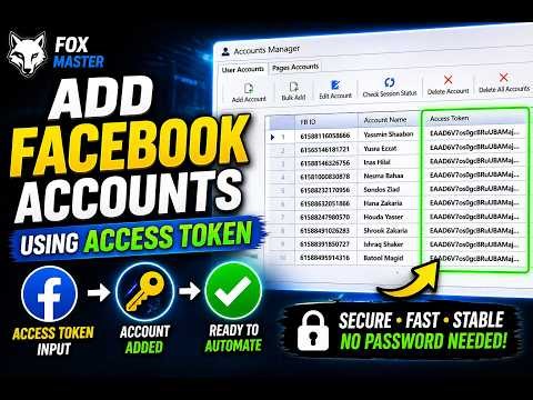 How To add Fb Access Token To Foxmaster