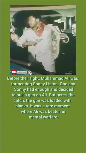 The Day Sonny Liston Pulled a Gun on Ali! 🤯