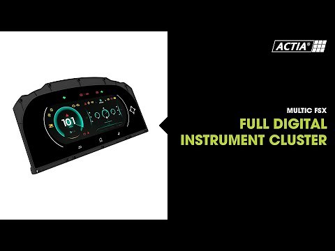 [BUS & COACH] MULTIC FSX – Full digital instrument cluster