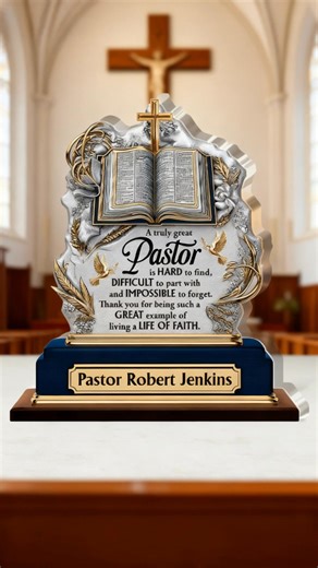 The Perfect Tribute for Years of Faithful Ministry 🕊️✝️ Celebrating a pastor's anniversary or retirement? Give them a gift that truly honors their legacy and impact on countless lives.💝 #PastorRetirement #PastorAnniversary #MinistryMilestone #ThankYouPastor #ChurchGift #FaithfulService #PastorGift #Christmas #ChristmasGifts | Joymemento