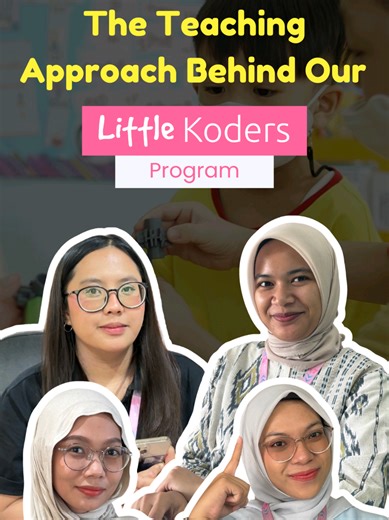 Our teachers always make sure every Little Koders class feels safe, fun, and full of positive energy 🌟 They create a comfortable environment, introduce coding concepts through games, focus on building strong bonding with each child, and match their energy so every student feels seen and supported. When kids feel happy and understood, they grow more confident to explore, express themselves, and try new things! Book your FREE Trial Class at Koding Next today. DM us or visit kodingnext.com/pendaft