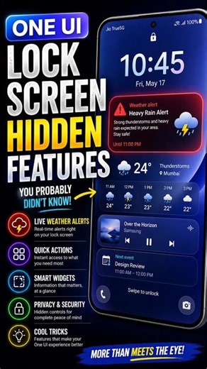 One UI Secret Lock Screen Tricks You’re Missing!