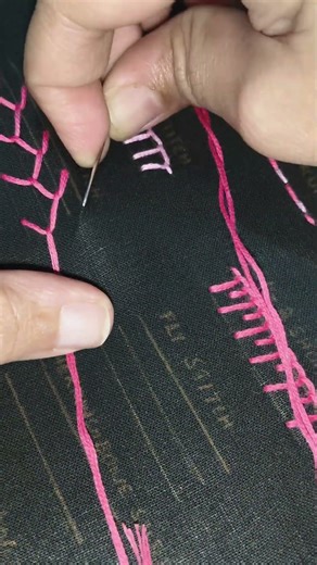 10 DIFFERENT STITCHES...Part-2 Feather Stitch, Fly Stitch #handembroidery #easy