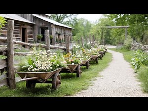 Transform Your Backyard Garden with These Beautiful Farmhouse Rustic Landscaping Ideas – Must See!