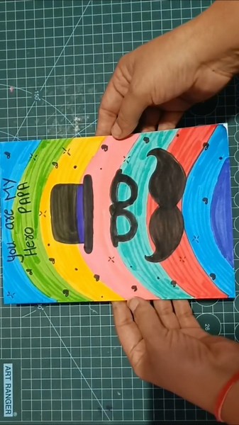 😎 Cute Father's day Card making ideas#shorts#papa#ytshorts#viral#trending#fathersday#dad#cards#art