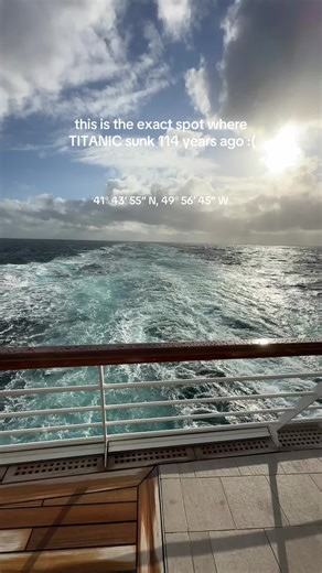 Titanic Sinking Location - A Magical Moment