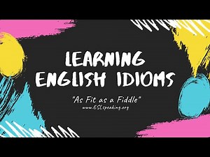 As Fit as a Fiddle (English idiom) | Learn American English in 1 Minute a Day