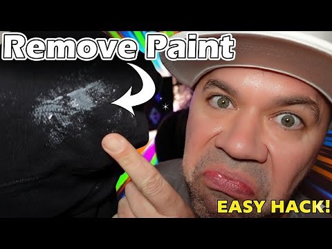 How To Remove Dry Paint from Clothes (Quick & Easy)