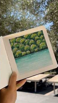 Ep.3 - Easy Forest Landscape Painting Tutorial for Beginners | HIMI Gouache | Step-by-Step Art