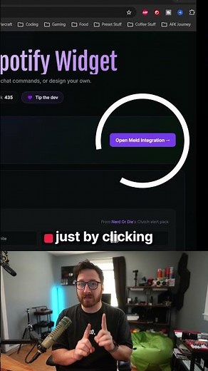 Add a Spotify Widget to your Streams for FREE
