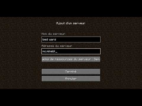 Comment rejoindre un serveur Minecraft