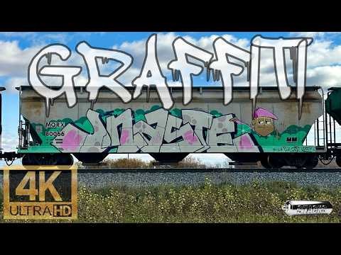 Freight Train GRAFFITI Benching #74 HOPPERS