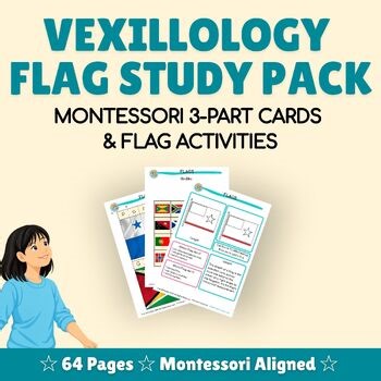 All About Flags Unit Study | World Geography & Vexillology | Montessori Activity