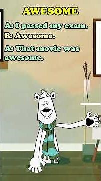 "AWESOME": What does it mean in English? [ ForB English Lesson ] #shorts