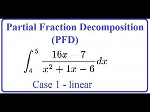 6.3 HW#1 : Partial Fraction Decomposition (PFD): CASE 1 - LINEAR