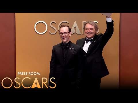 'The Girl Who Cried Pearls' Best Animated Short Film Press Room Speech | 98th Oscars (2026)