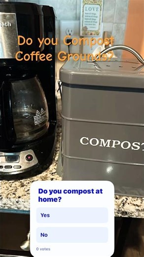 Composting coffee grounds in the garden but is it useful? #gardening #greengardener #compost
