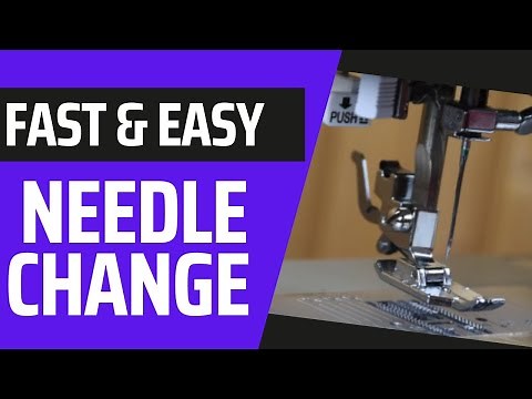 How To Change A Sewing Machine Needle Singer Heavy Duty