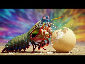 Mantis Shrimp CRUSHES Egg Shell! 🤯