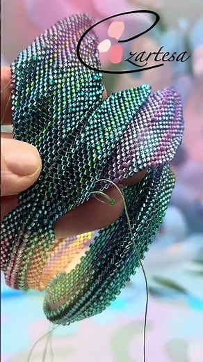 DIY Mermaid Beaded Bracelet Tutorial by Ezartesa #mermaid #beadsjewellery