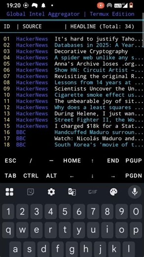Nexus Pro – Cyberpunk News Aggregator for Termux | Multithreaded Python CLI Tool