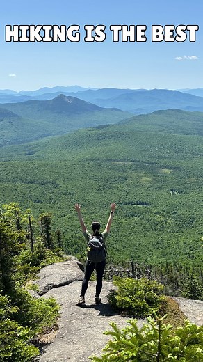 Who agrees?? The older I get, the more I love being in the woods for hours just eating some good snacks with good views haha. Follow @nicholethenomad for more hiking guides, tips, and humor! | Nichole the Nomad