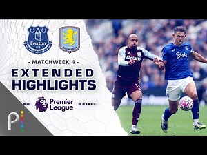 Everton v. Aston Villa | PREMIER LEAGUE HIGHLIGHTS | 9/13/2025 | NBC Sports
