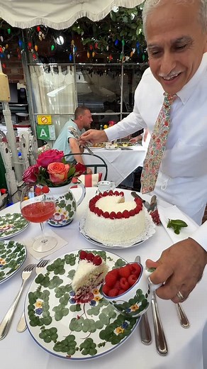The Ivy Restaurants | The Ivy Coconut Cake with extra raspberries for National Raspberry Cake Day 🍰🥳 💖 | Instagram