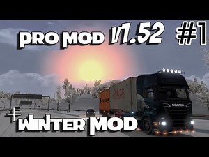 Euro Truck Simulator 2 - ProMod 1.52 & Winter Mod v3.0