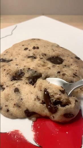 Cookie au micro-ondes 🍪 facile et rapide 🍫🥮 #cookies #cookiechocolat #recetterapide #cuisine
