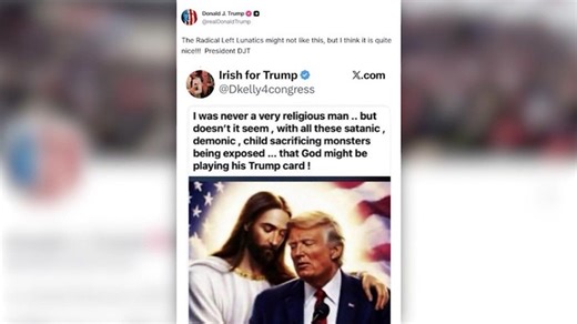 Trump posts image of him with Jesus | Haystack News