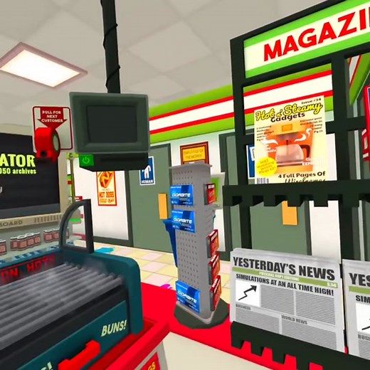 Virtual Reality Job Simulator Gameplay on Oculus Quest 2
